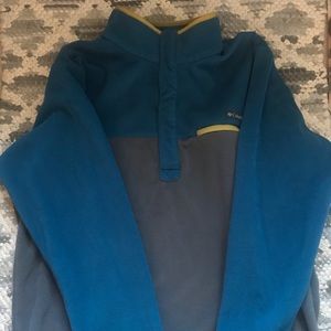 Columbia quarter button fleece jacket